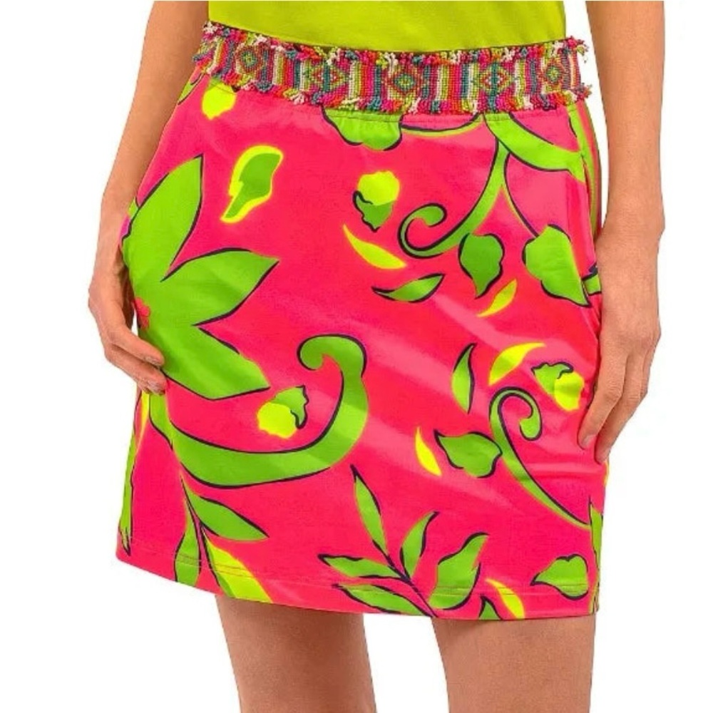 Gretchen Scott Jersey Skipp Skort
Pink Fill Bloom